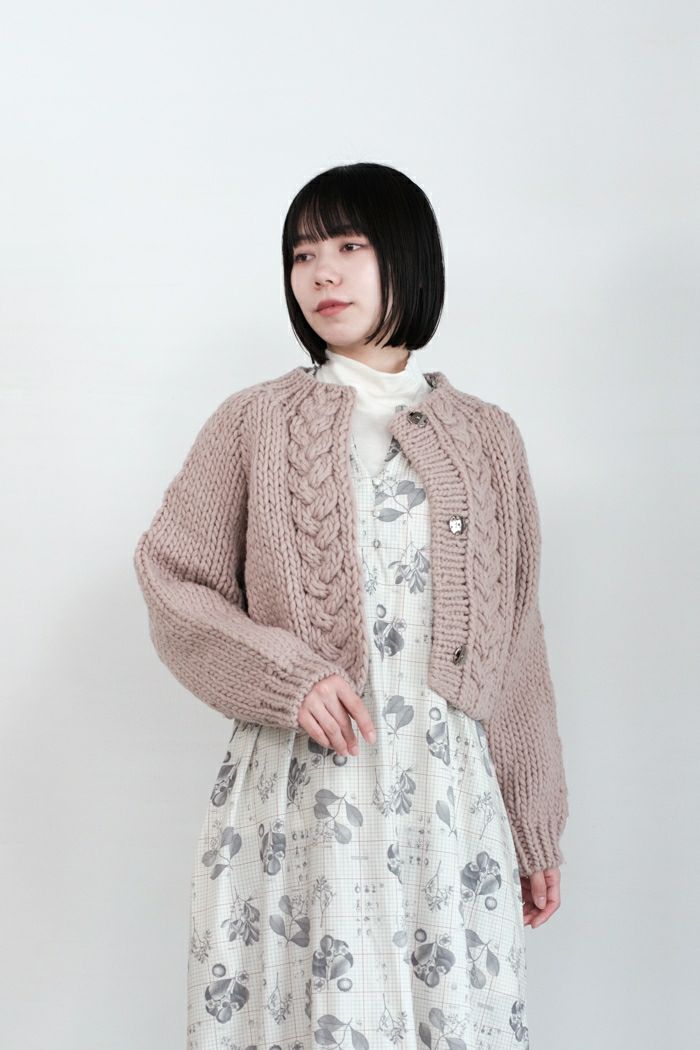 2024AW//Porter desboutons キルト柄ニットジャケット 2024AW Porter desboutons キルト柄ニットジャケット Sorter ×porter