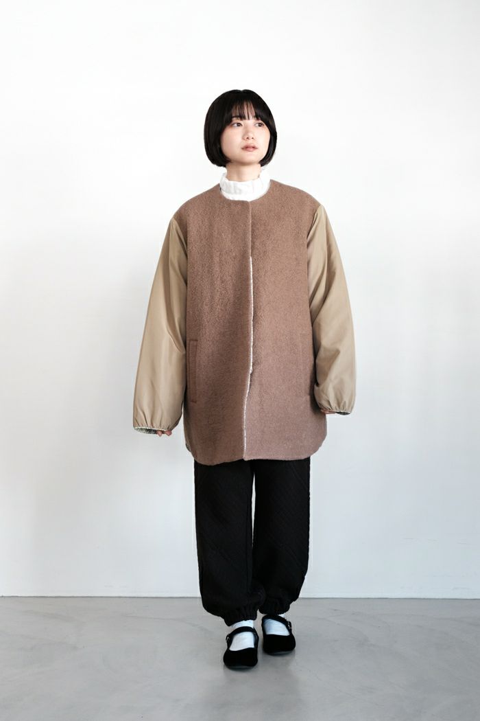Porter des boutons ポルテデブトン リバティリバーシブルコート