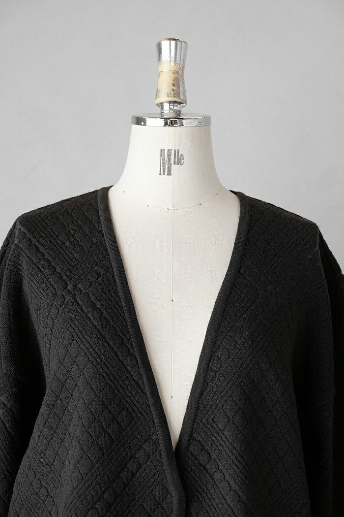 Porter des boutons ポルテデブトン キルト柄ニットジャケット(24AW