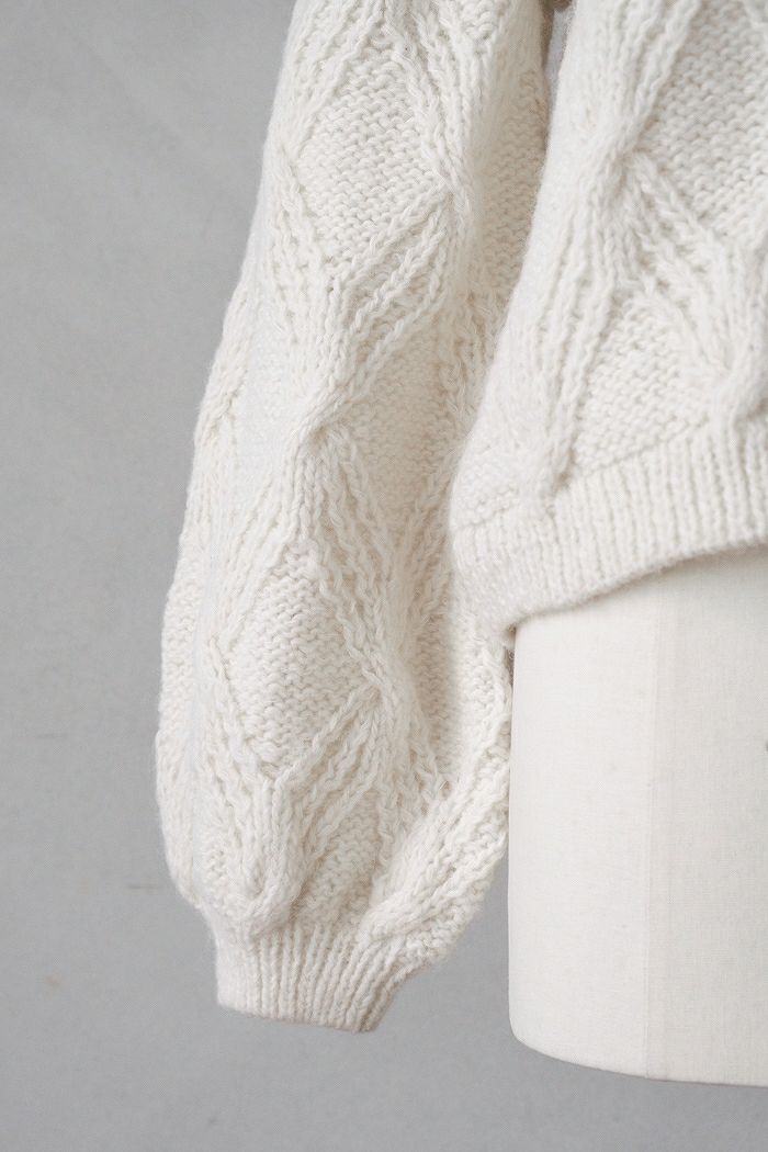 Porter des boutons ポルテデブトン 手編み2wayニット(24AW) | T.T. GARRET