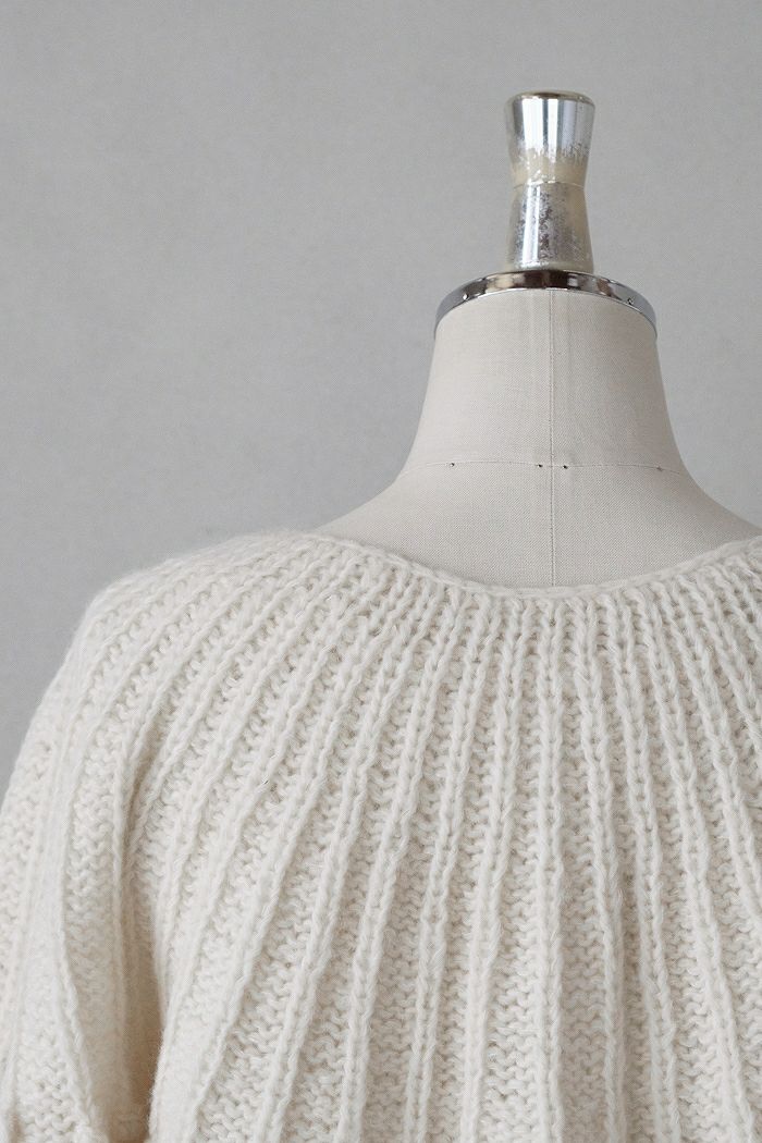 Porter des boutons ポルテデブトン 手編み2wayニット(24AW) | T.T. GARRET