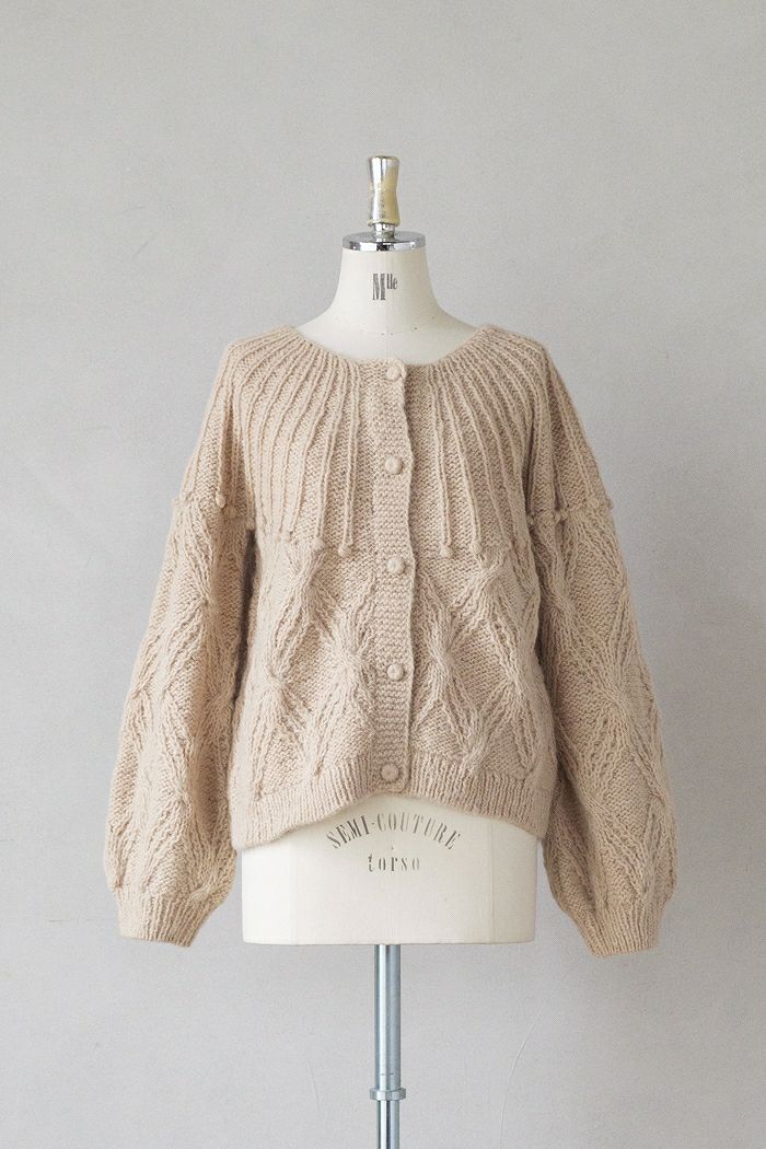 Porter des boutons ポルテデブトン 手編み2wayニット(24AW