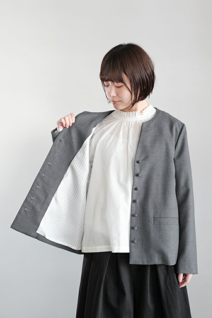 ポルテデブトン　バックフレアジャケット　porter des boutons Porter des boutons ポルテデブトン バックフレアジャケット(25SS