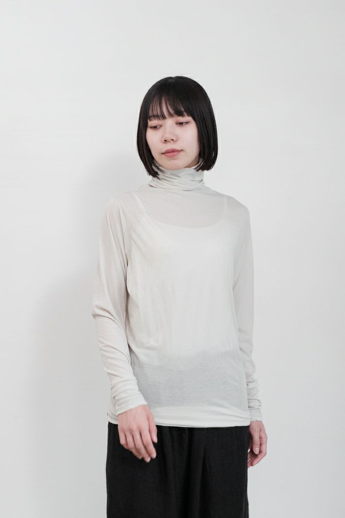 suzuki takayuki スズキタカユキ <BR>turtle neck t-shirt (24AW)