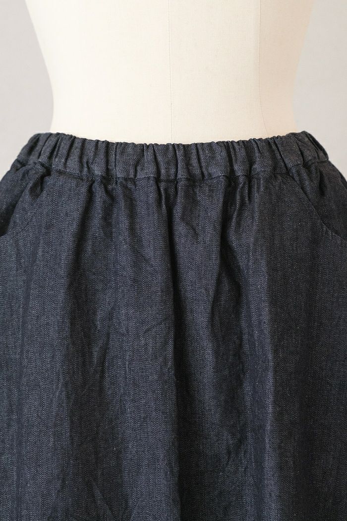 bulle de savon ビュルデサボン 7ozデニムコクーンスカート(24AW