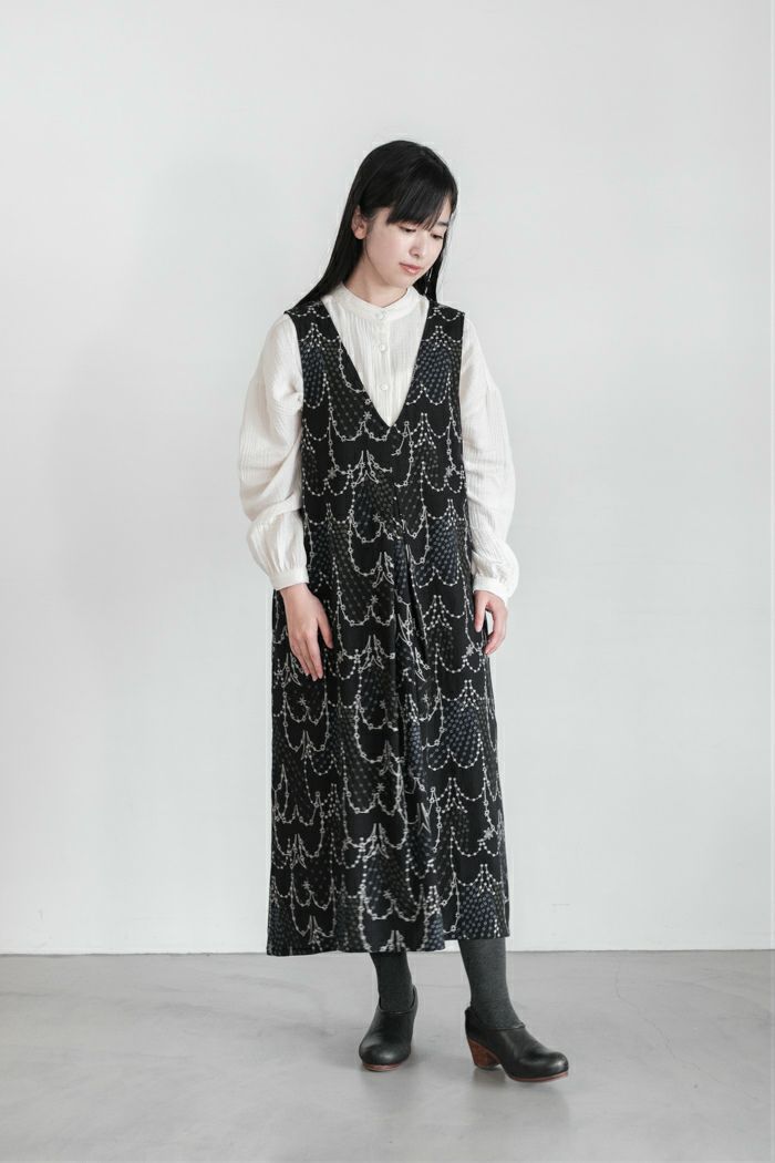 marble SUD マーブルシュッド EMB swallow ジャンパースカート(25AW