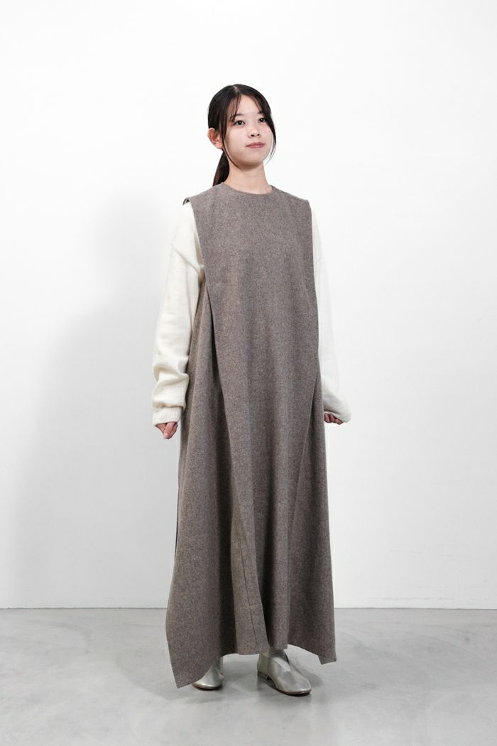 ROBE de PEAU ローブデポー ボアパイル ジレ ROBE de PEAU ボア パイル 2way ジレ