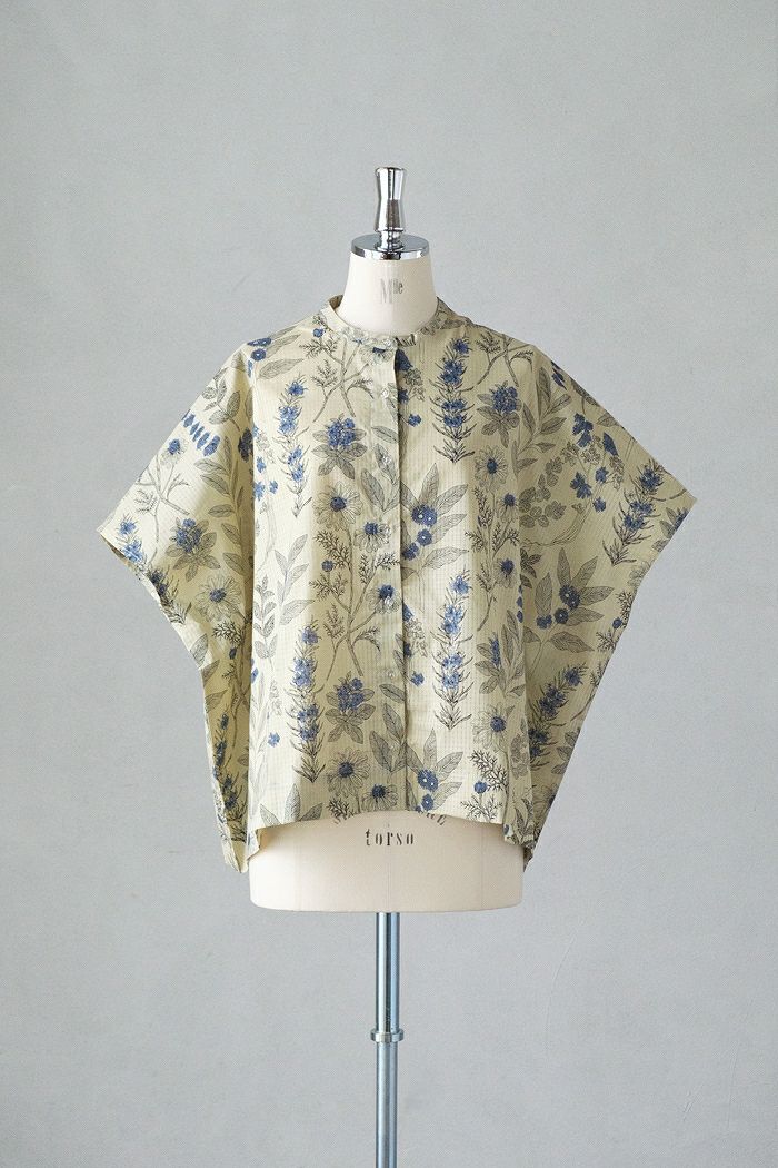 marble SUD マーブルシュッド <br>herbs WIDE ブラウス(25SS)