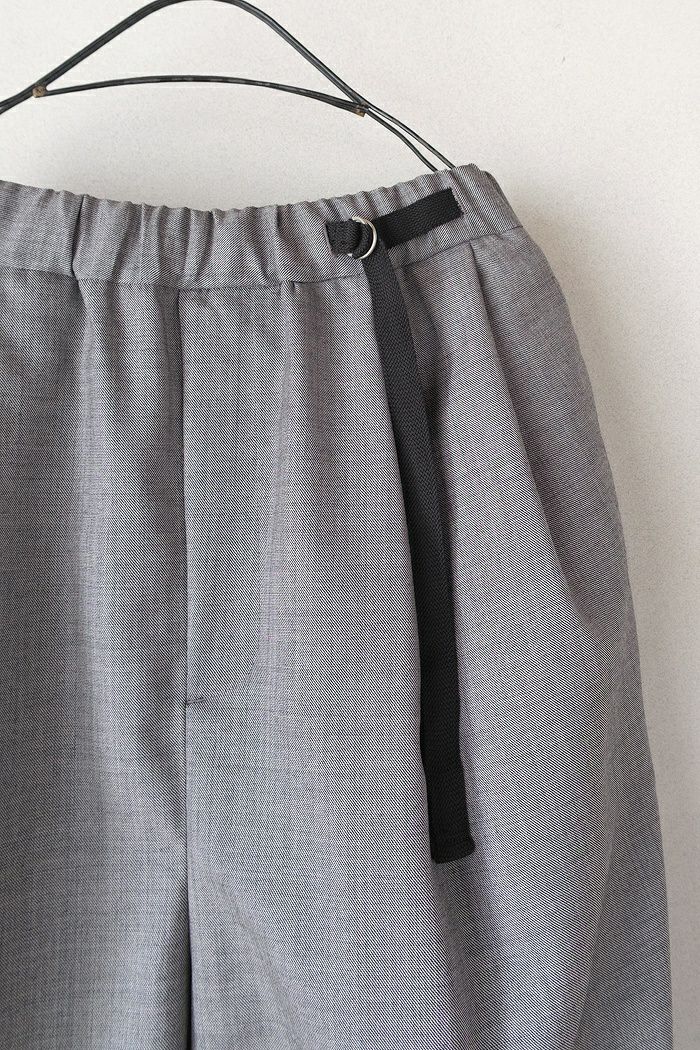 Dulcamara ドゥルカマラ よそいきタックワイドパンツ(25SS