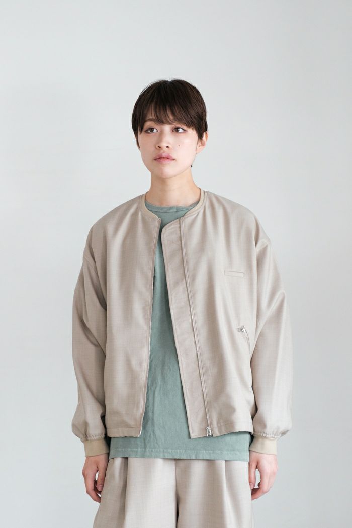 Dulcamara ドゥルカマラ <br>よそいきバックポケットZipブルゾン(25SS)