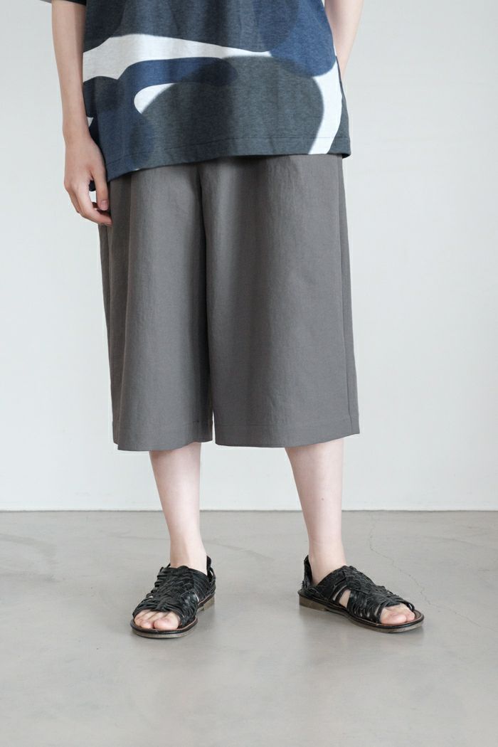 Dulcamara ドゥルカマラ <br>ドライポリ ステップPKTクロップドパンツ(25SS)
