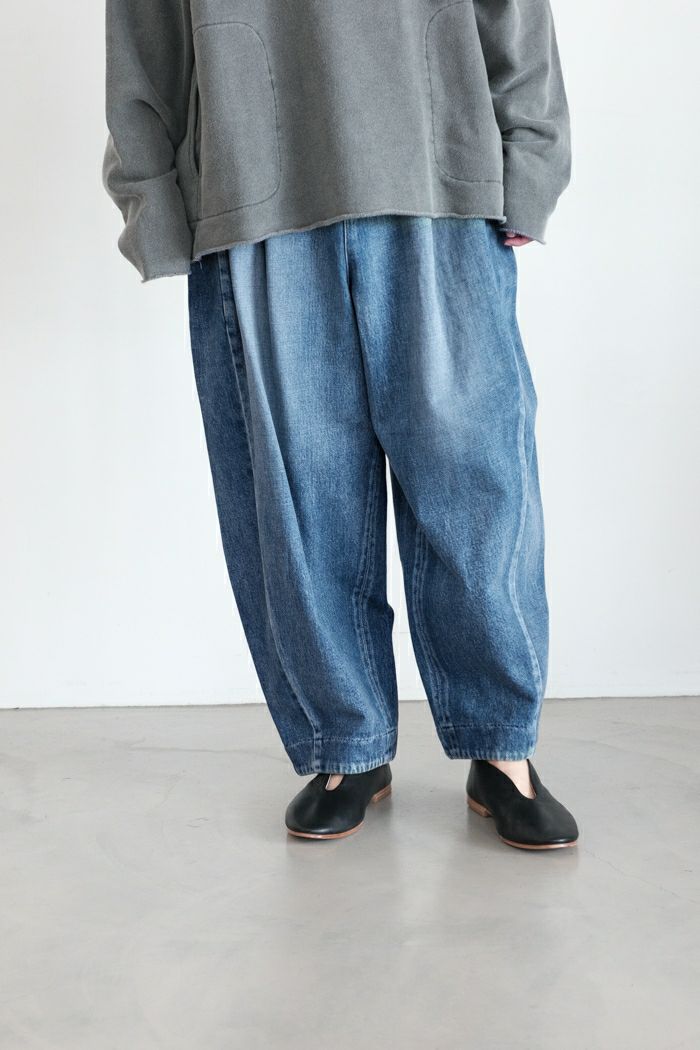 Dulcamara ドゥルカマラ <br>3サイドオーバーダイデニムパンツ(25SS/basic)