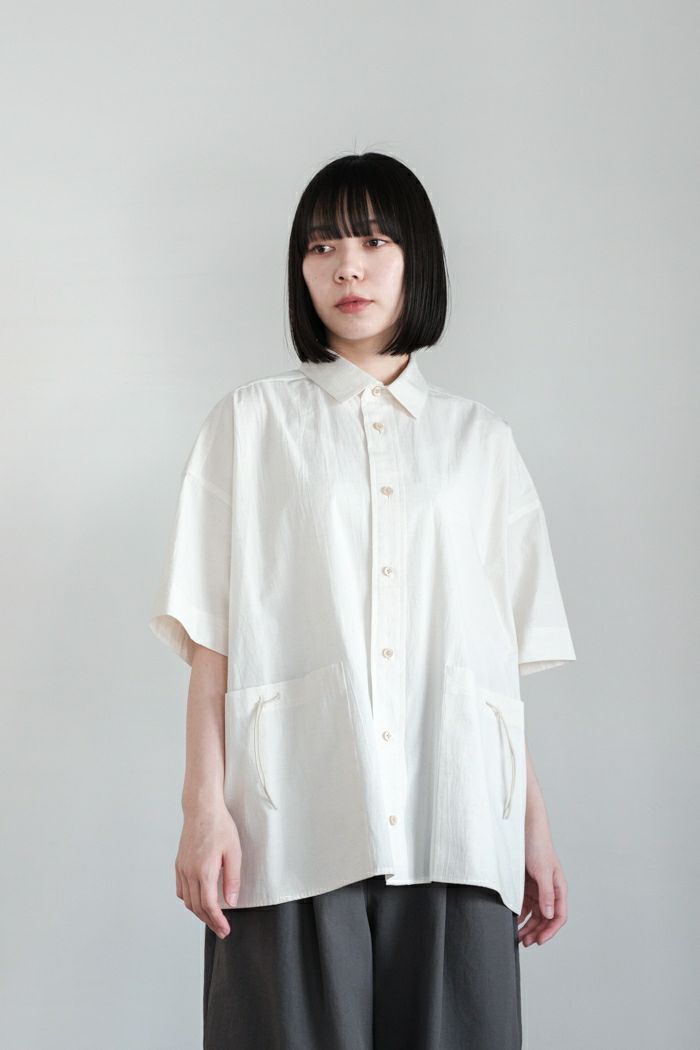 Dulcamara ドゥルカマラ <br>コードポケットショートスリーブシャツ(25SS)