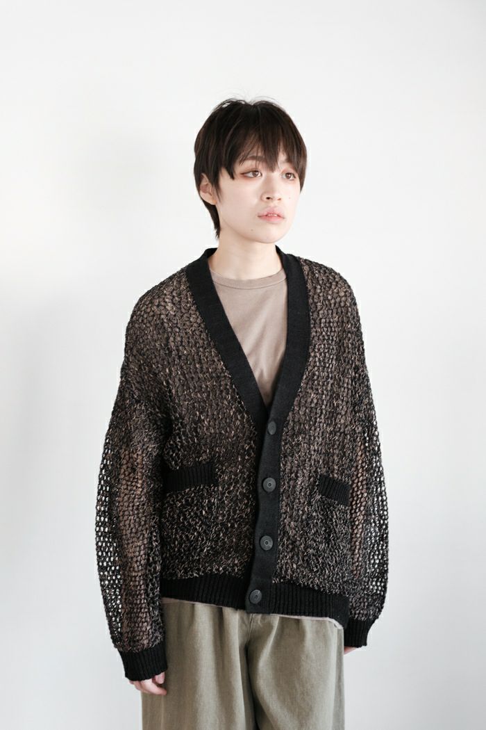 Dulcamara ドゥルカマラ <br>メッシュニットカーディガン(25SS)