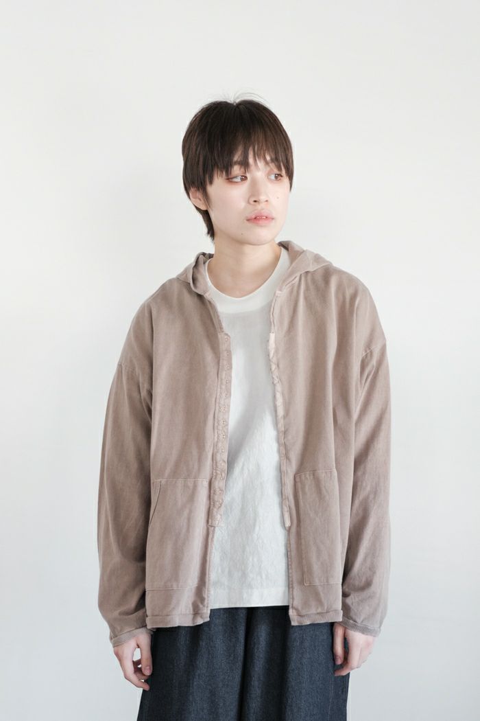 Dulcamara ドゥルカマラ <br>ピグメントジャージホックパーカー(25SS)