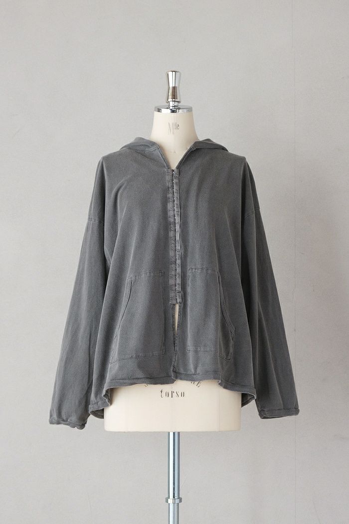 Dulcamara ドゥルカマラ <br>ピグメントジャージホックパーカー(25SS)