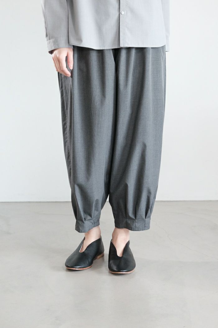 NO CONTROL AIR ノーコントロールエアー <br>コンパクトスパンTRブロード 裾タックパンツ(25SS)