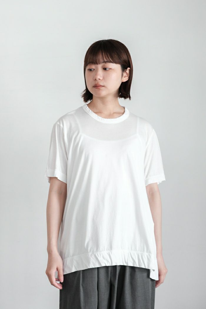 NO CONTROL AIR ノーコントロールエアー <br>120/2王紀綿天竺 クルーネックプルオーバー(25SS)