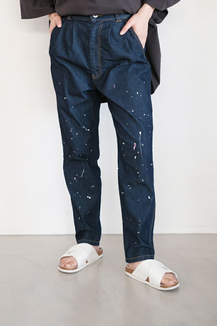 bedsidedrama ベッドサイドドラマ <br>Painter Twotuck Jeans (25SS)