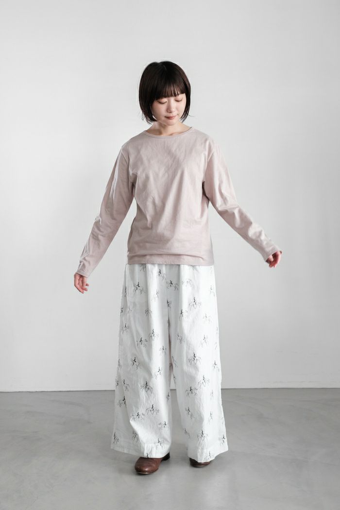 ROBE de PEAU ローブデポー <br>Wind in her hair イージーパンツ(25SS)
