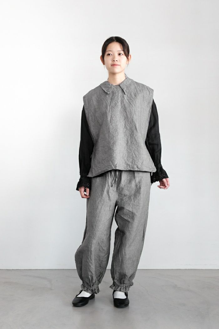 ROBE de PEAU ローブデポー アンクルTIEDパンツ(25SS) | T.T. GARRET