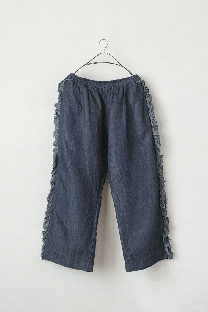 Gauze# ガーゼ INDIGO VIVIENNE PANTS(25SS) | T.T. GARRET Gauze# ガーゼ INDIGO VIVIENNE PANTS(25SS) | T.T. GARRET