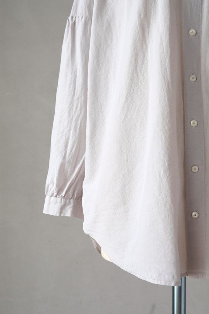 gasa*ガサ　フリルカラーブラウス　コットンリネン gasa*ガサ フリルカラーブラウス コットンリネン