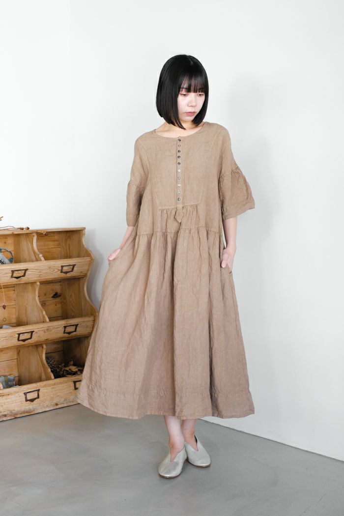 GASA* ガサ私は私 ドロップパフワンピース(25SS) | T.T. GARRET 