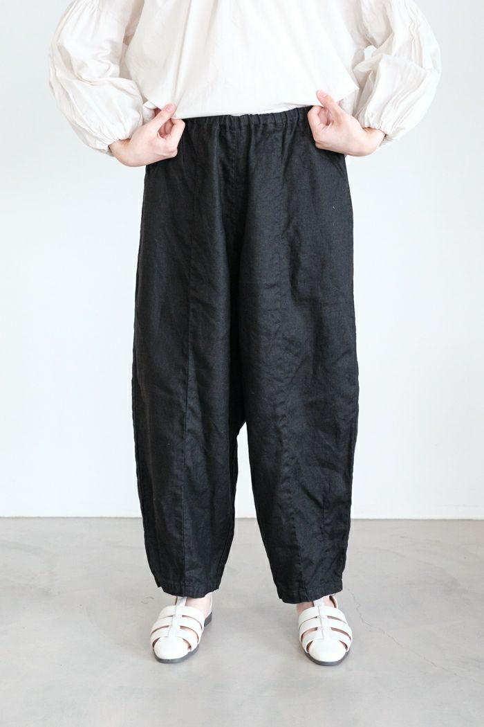 Gauze# ガーゼ <br>ナチュラルドライリネン チャーリーパンツ(25SS)