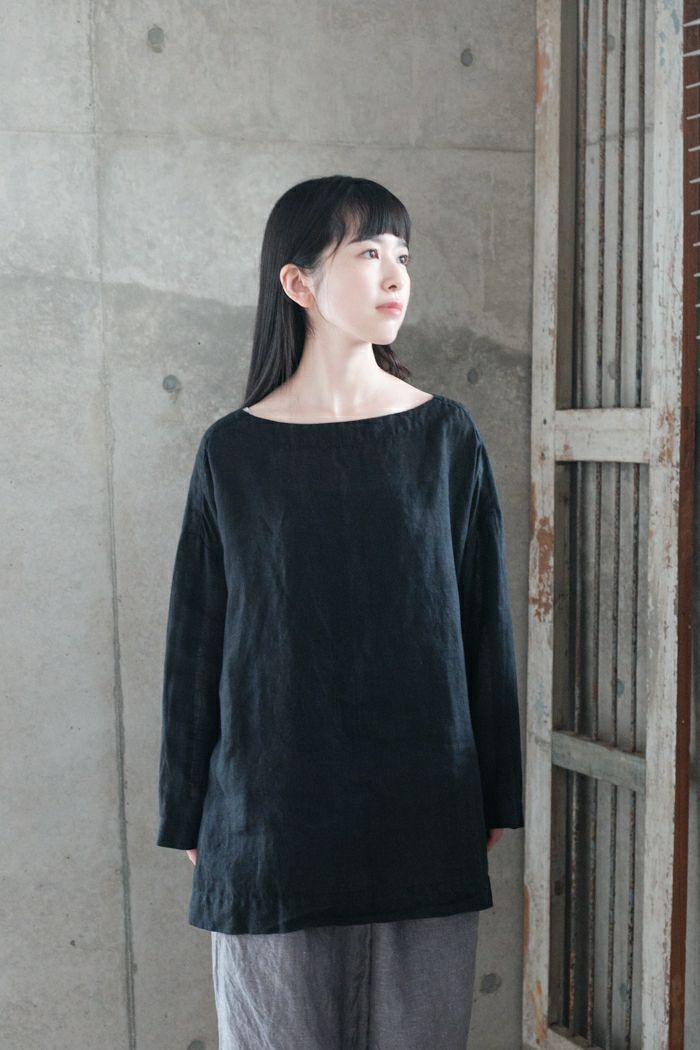 Gauze# ガーゼ <br>オーガニックベルギーリネンシンプリー プルオーバー(25SS)