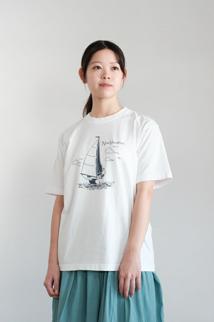PAR ICI パーリッシィ <br>わんこと休日 半袖プルオーバー(25SS)