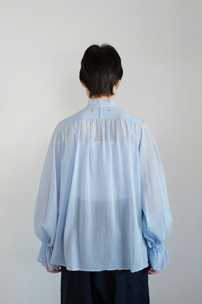 suzuki takayuki スズキタカユキ bishop-sleeve blouse(25SS