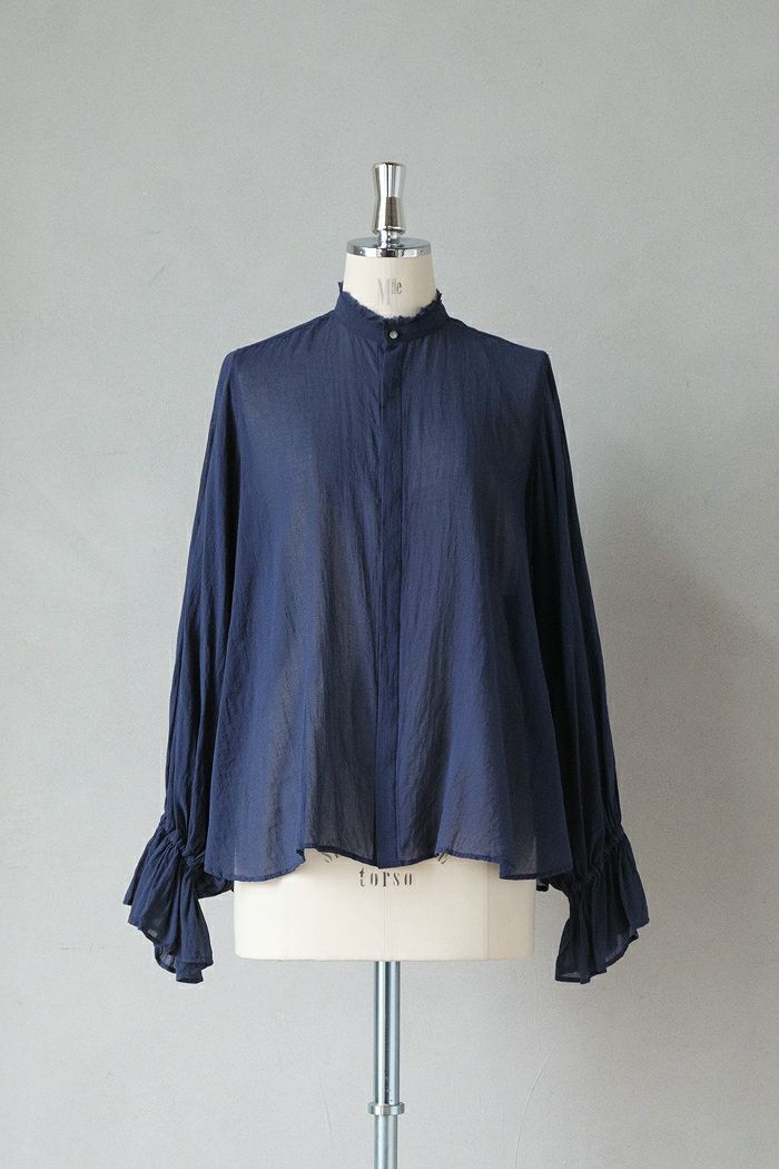 suzuki takayuki スズキタカユキ <BR>bishop-sleeve blouse(25SS)
