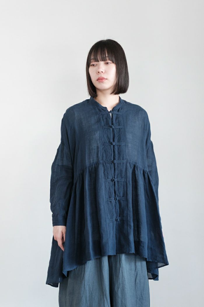 suzuki takayuki スズキタカユキ <BR>chinese knot blouse(25SS)