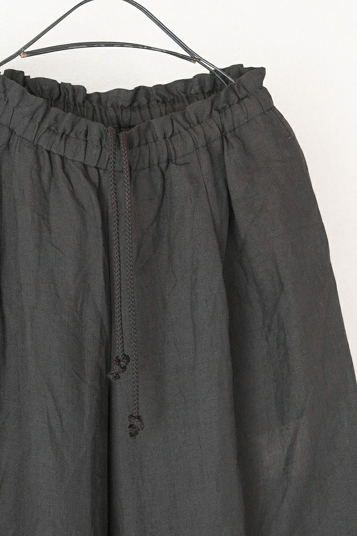 2025SS スズキタカユキ　gathered pants Ⅱ ブラック suzuki takayuki スズキタカユキ gathered pants Ⅱ(25SS