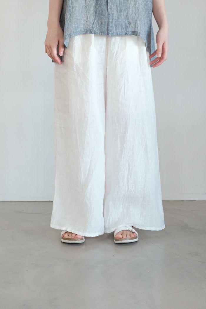 suzuki takayuki スズキタカユキ <BR>gathered pants Ⅱ(25SS)