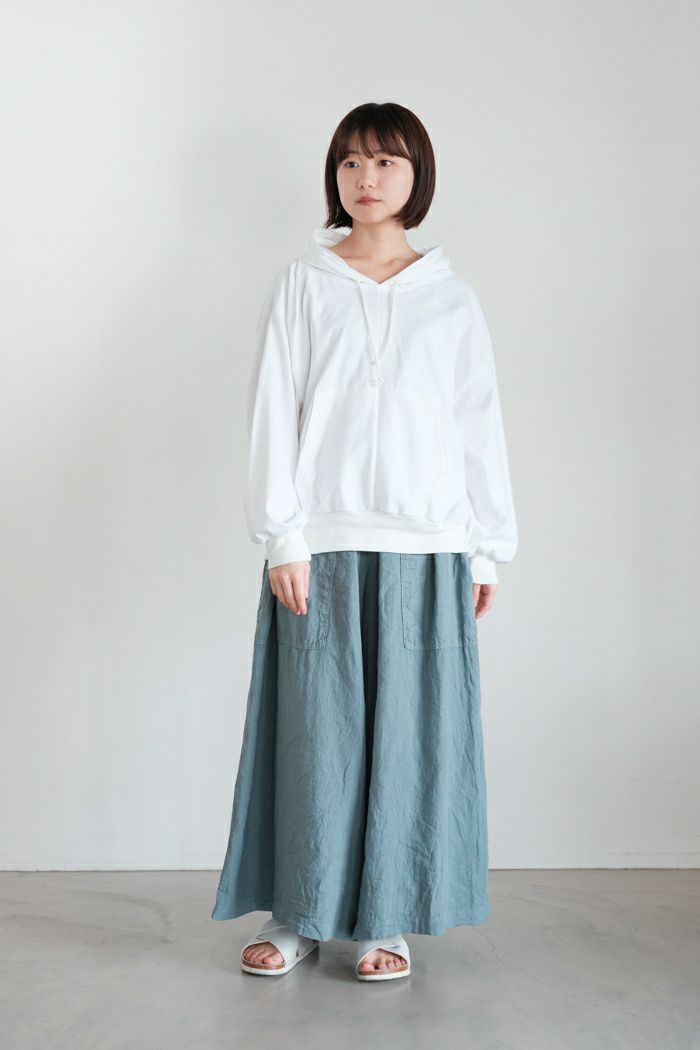 ARTE POVERA アルテポーヴェラ リネン染め ギャザリングパンツ