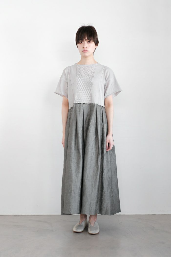 GASA* ガサ <BR>日記を綴る ニットコンビワンピース(25SS)