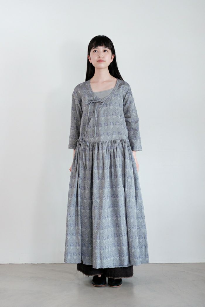 GASA* ガサ <BR>収穫を待つ　カシュクールワンピース(25SS)