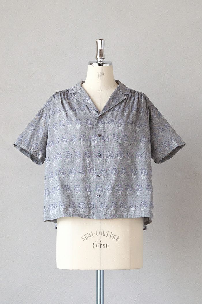 GASA* ガサ <BR>収穫を待つ　開襟ブラウス(25SS)