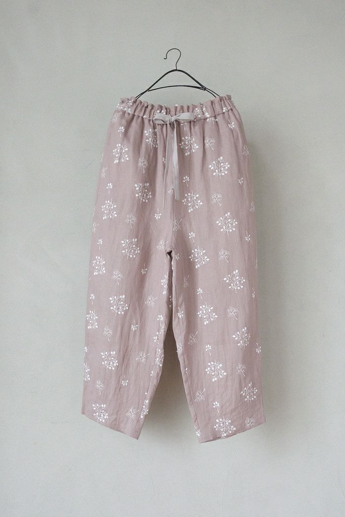 MAGALI マガリ <br>TSUBOMI  リネン・テーパードパンツ(25SS)