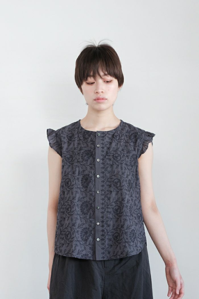 GASA* ガサ 今を生きる ノースリーブブラウス(25SS) | T.T. GARRET
