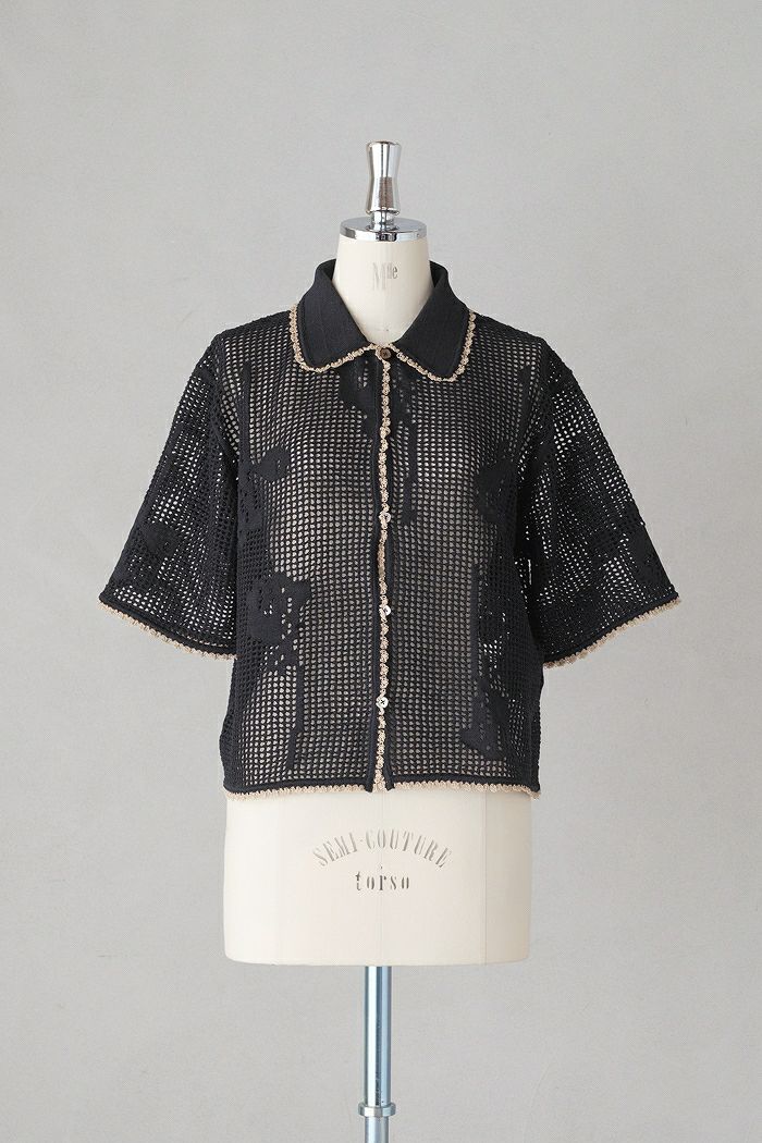 ネイティブヴィレッジ オリジナルファブリック ボタニカル柄ジャガード  