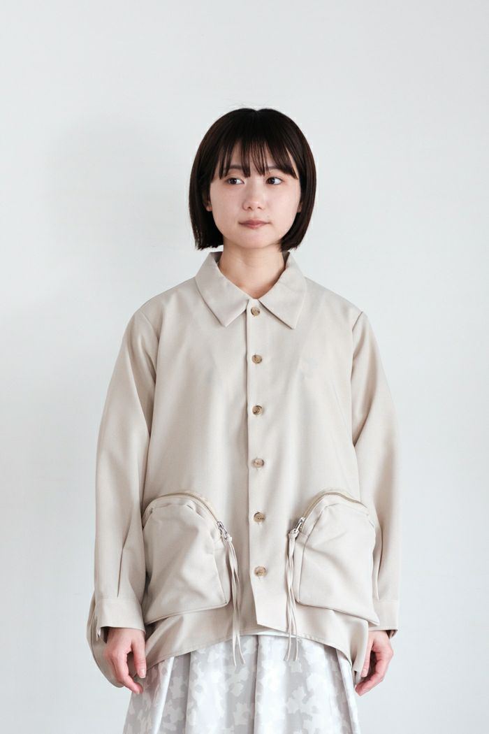 nunuforme ヌヌフォルム バイカラータックワンピース(24AW