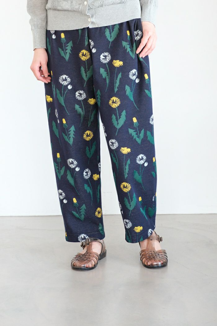 bulle de savon ビュルデサボン <br>たんぽぽジャガード テーパードパンツ(25SS)