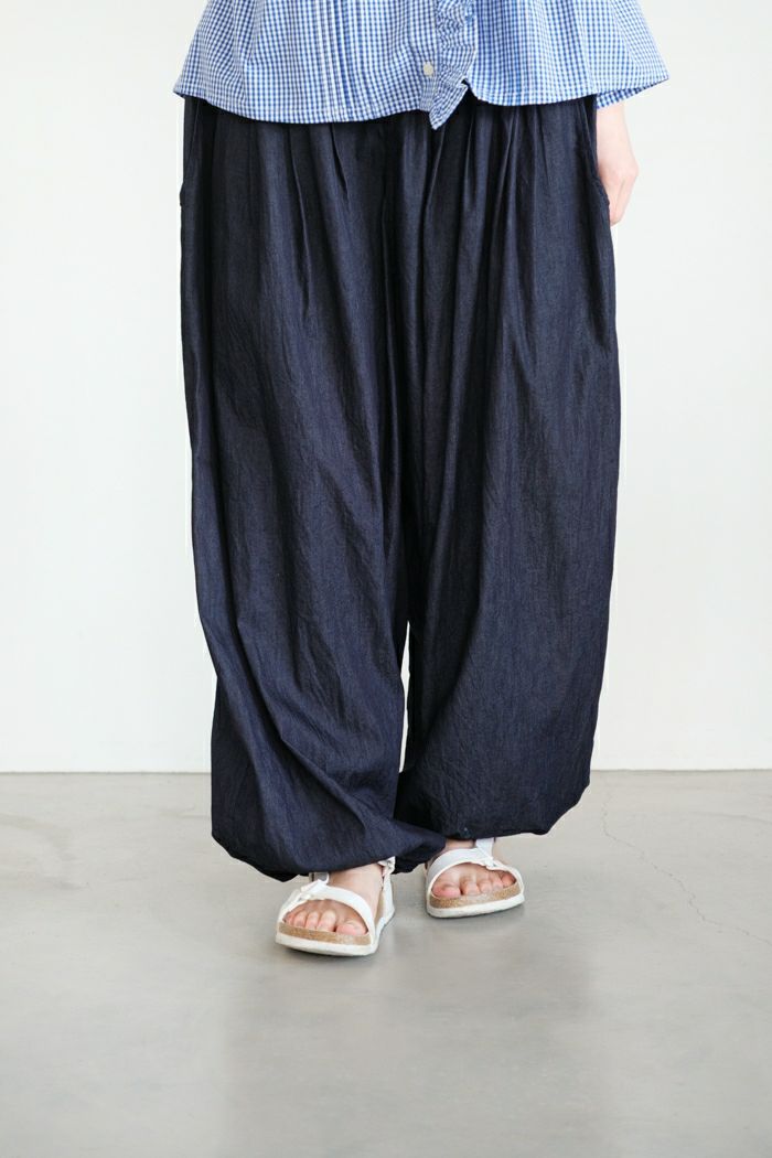 bulle de savon ビュルデサボン <br>5.5oz denim　tucktuckパンツ(25SS)