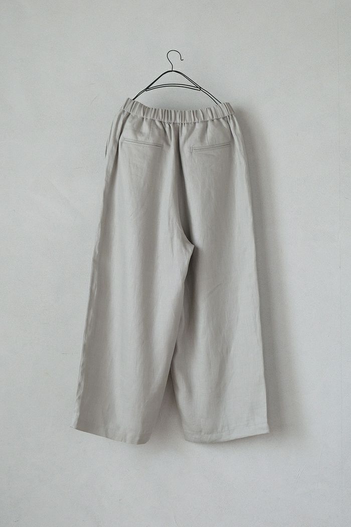 maison de soil メゾン ド ソイル LINEN TWILL 2TUCK WIDE EASY