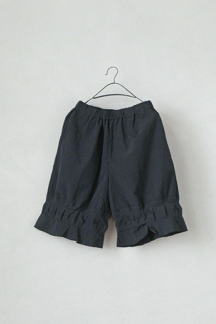 nunuforme ヌヌフォルム <br>ヘムウェービーショートパンツ(25SS)