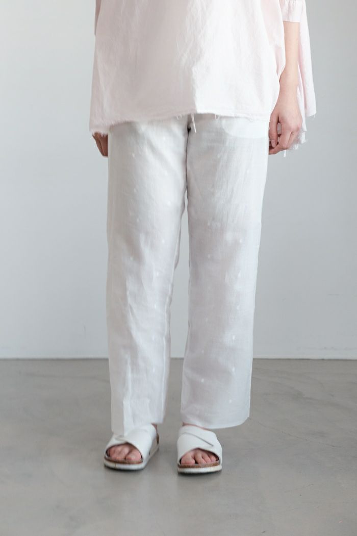 quitan キタン <BR>JAMDANI KHADI EASY PANTS (25SS)
