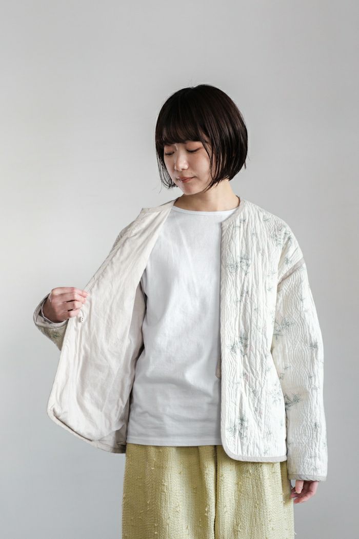qiri キリ flower quilt jacquard ジャケット(25SS) | T.T. GARRET